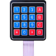 клавиатура пленочная матричная 4х4 на 16 кнопок